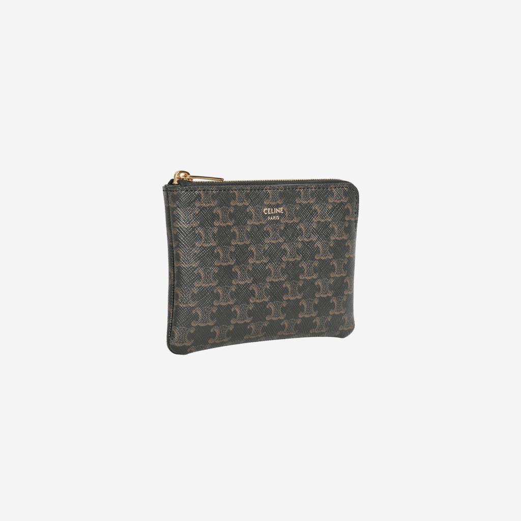 Celine Coin And Card Pouch Black Men Pouches 10C662BTA-38NO