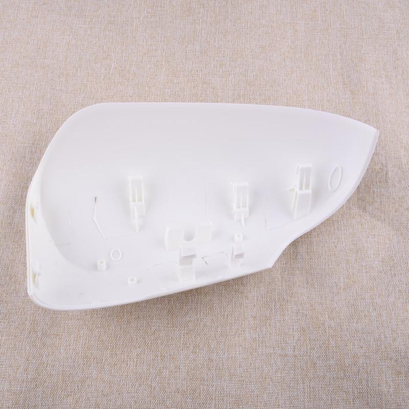 Car Right Side Wing Rearview Mirror Cover Cap ABS Fit For Toyota Yaris 2012- White