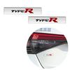 2pcs Car Styling Small Metal Type R Typer Logo Car Body Side Fender Sticker Emblem Badge For Honda Odyssey Accord Civic CRV Jazz