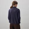 Women's Thick Cashmere Zip Cardigan