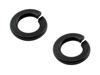 POSH FAITH Motorcycle Supplies Spring Washer Stainless Steel Black 2