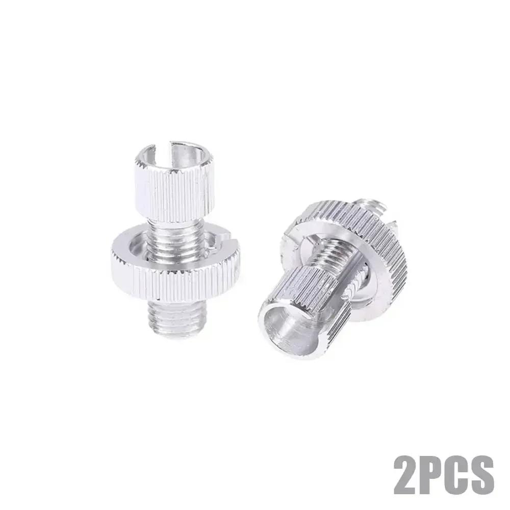 2pcs Motorcycle Handle Brake Hose M10 Screw Motorcycle Clutch Cable Aluminum Adjuster Clips Motorcycle Brake Cable Fixing Screws