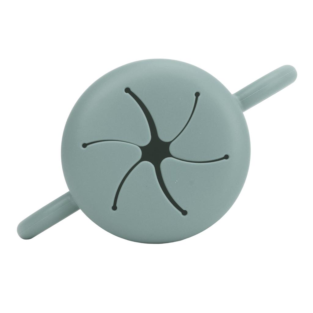 Vaso de silicona para refrigerios para bebés, multiusos, seguro, saludable, portátil, con diseño de doble oreja, recipiente para refrigerios para bebés.