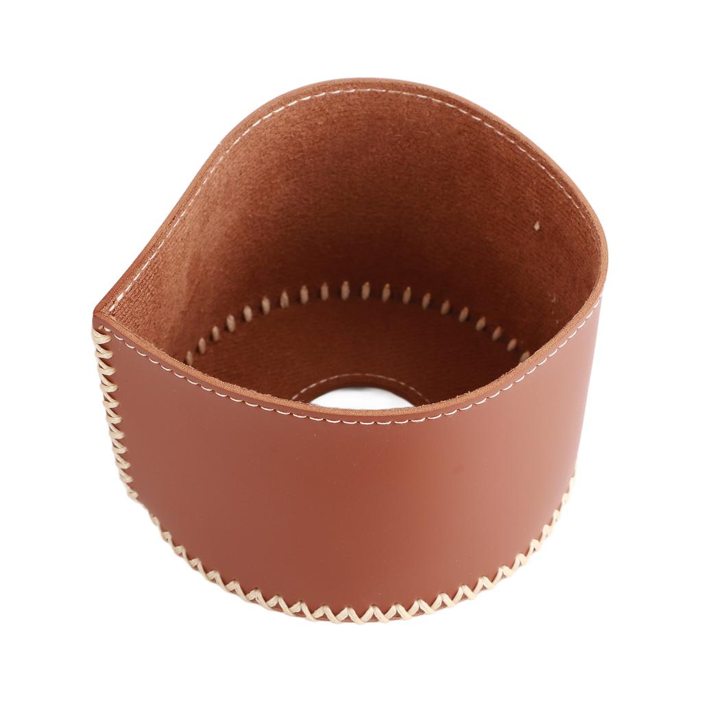 Gas Canister Protective Cover Portable PU Leather Gas Canister Cover for Outdoor Camping Accessories Camping Gas  Cover