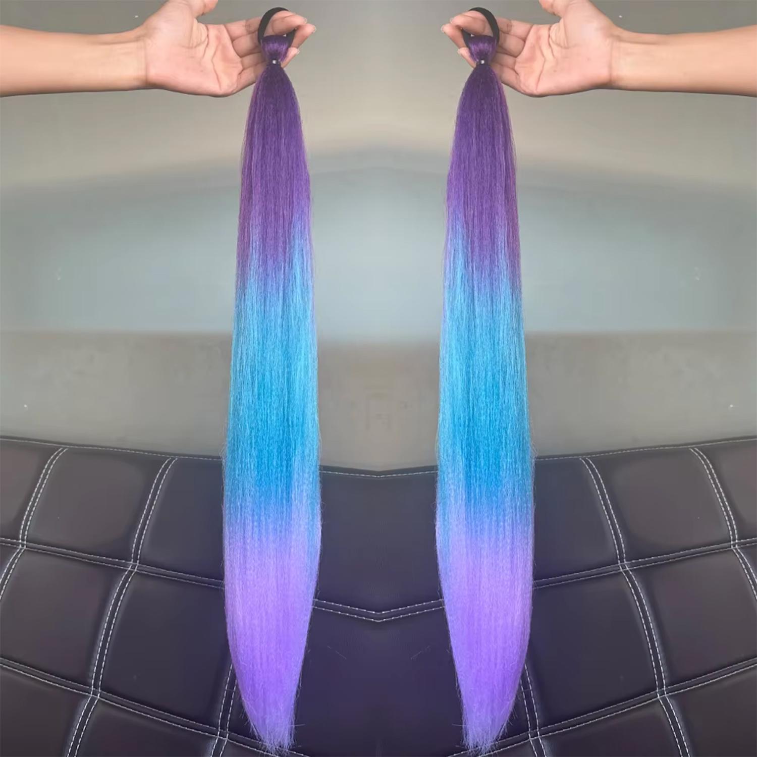 

28-дюймова синтетична кольорова перука, підходяща як для жінок, так і для чоловіків. Зачіски з аксесуарами для волосся можна робити за допомогою бігуді 28inches