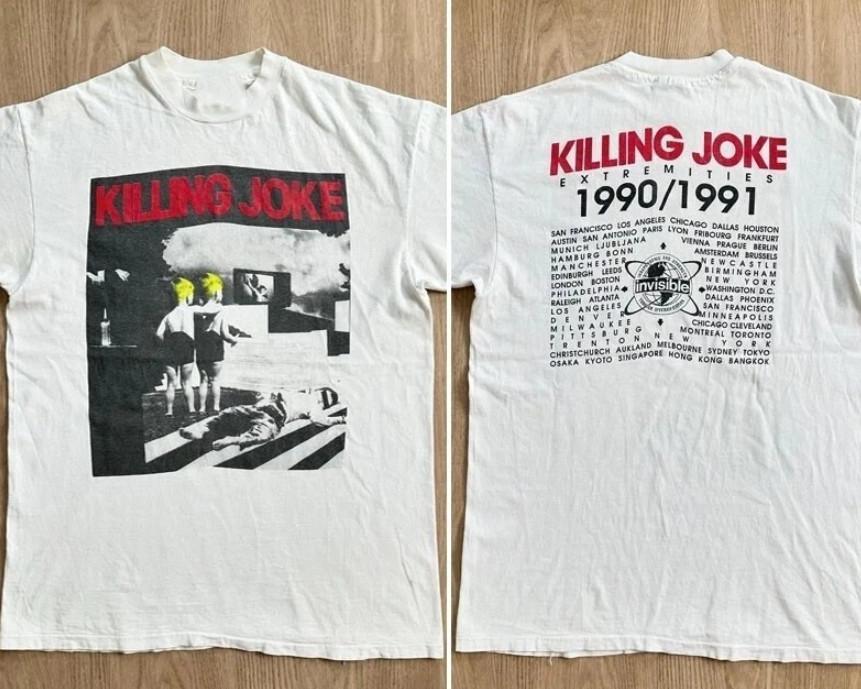 Killing Joke 90s Extremities Retro Style 2 Side Remake T shirt Unisex S-5XL S