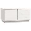 814420 vidaXL Coffee Table White 80x50x40 Cm Solid Pine Wood