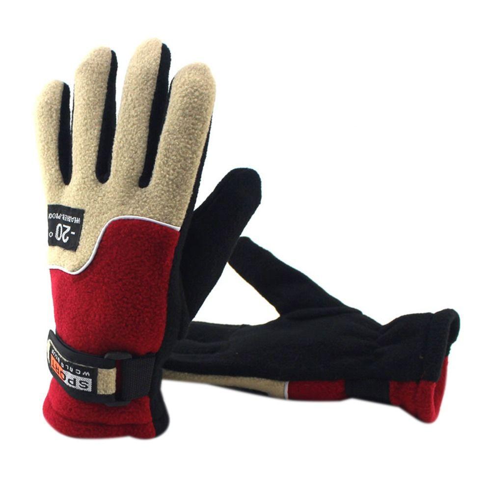 Thickened Autumn Winter Gloves Windproof Warm Mitten New Riding Cycling Skiing Gloves Outdoor
