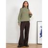 Women's Autumn and Winter Knitted Loose High Neck Thickened Lapel Sweater