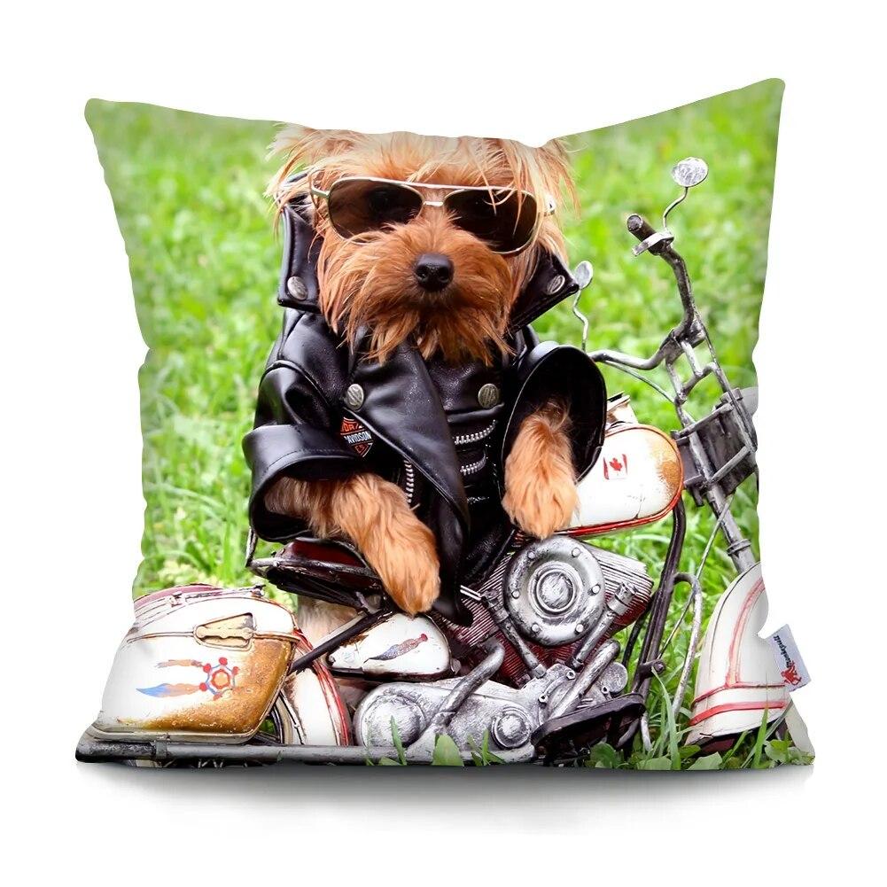 Roztomilá legrační zvířátka povlak na polštář pohovka do auta domácí dekorace povlak na polštář polyester