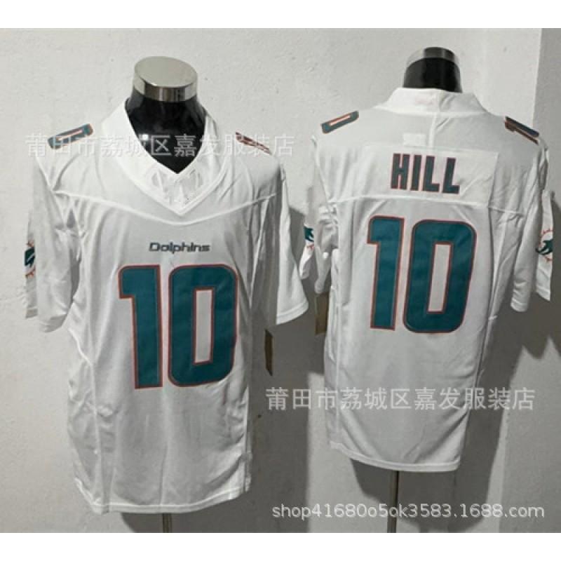 Miami Dolphins Retro NFL Football Jersey Jaylen Waddle 17 Legend 3rd Gen Cotton Mens Sports Fan Apparel