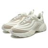 Fila Fusion Ray 4 Fabric Cow Split Leather Comfortable Versatile Low-Top Casual Shoes Women Sneaker Off-White T12W331108FBA