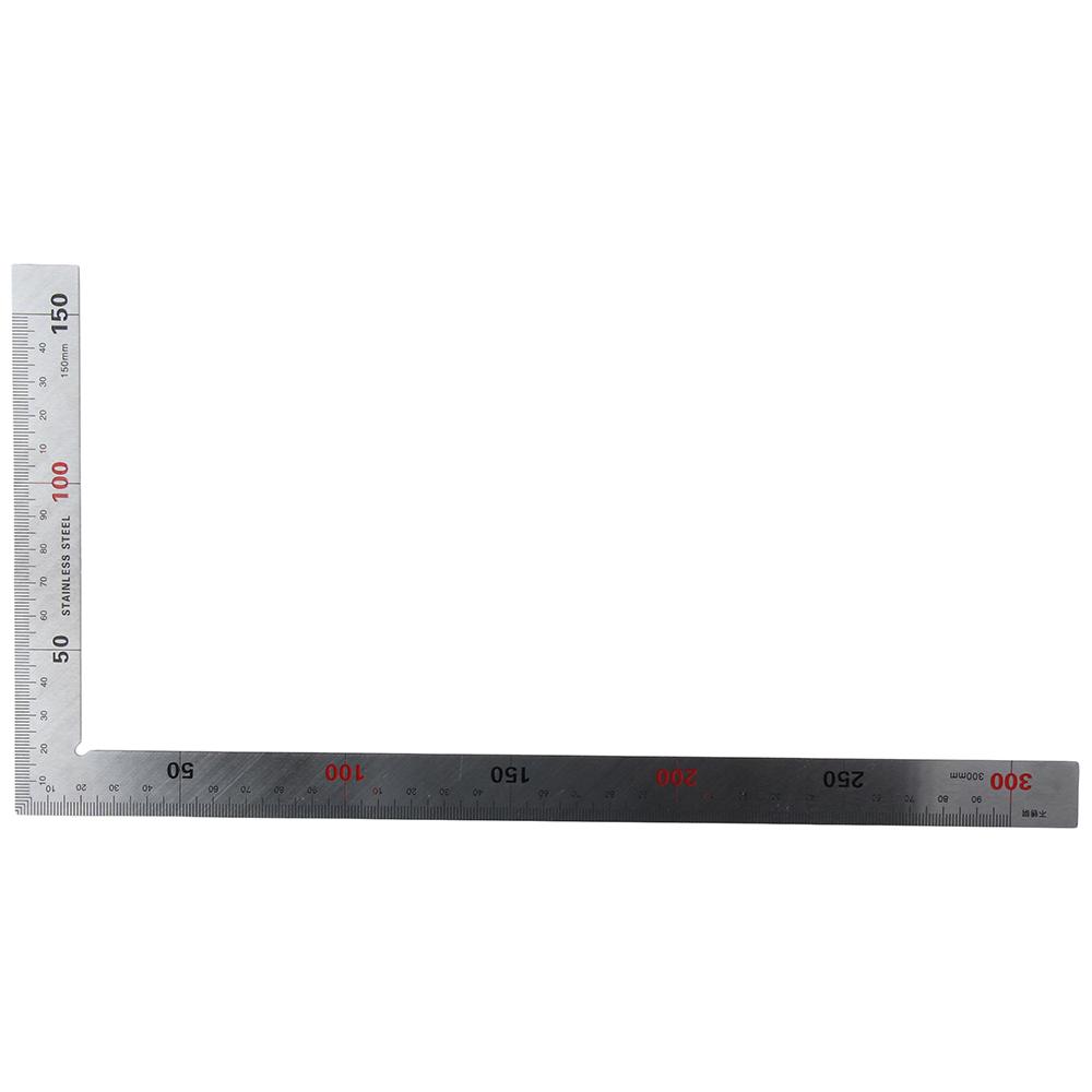 Metal Measuring Tool Double Sided Squares Graduations Measurement Metric Imperial Stainless Steel