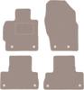 Dywaniki welurowe w kolorze beżowym: Mazda CX-7 SUV (2009-2012)