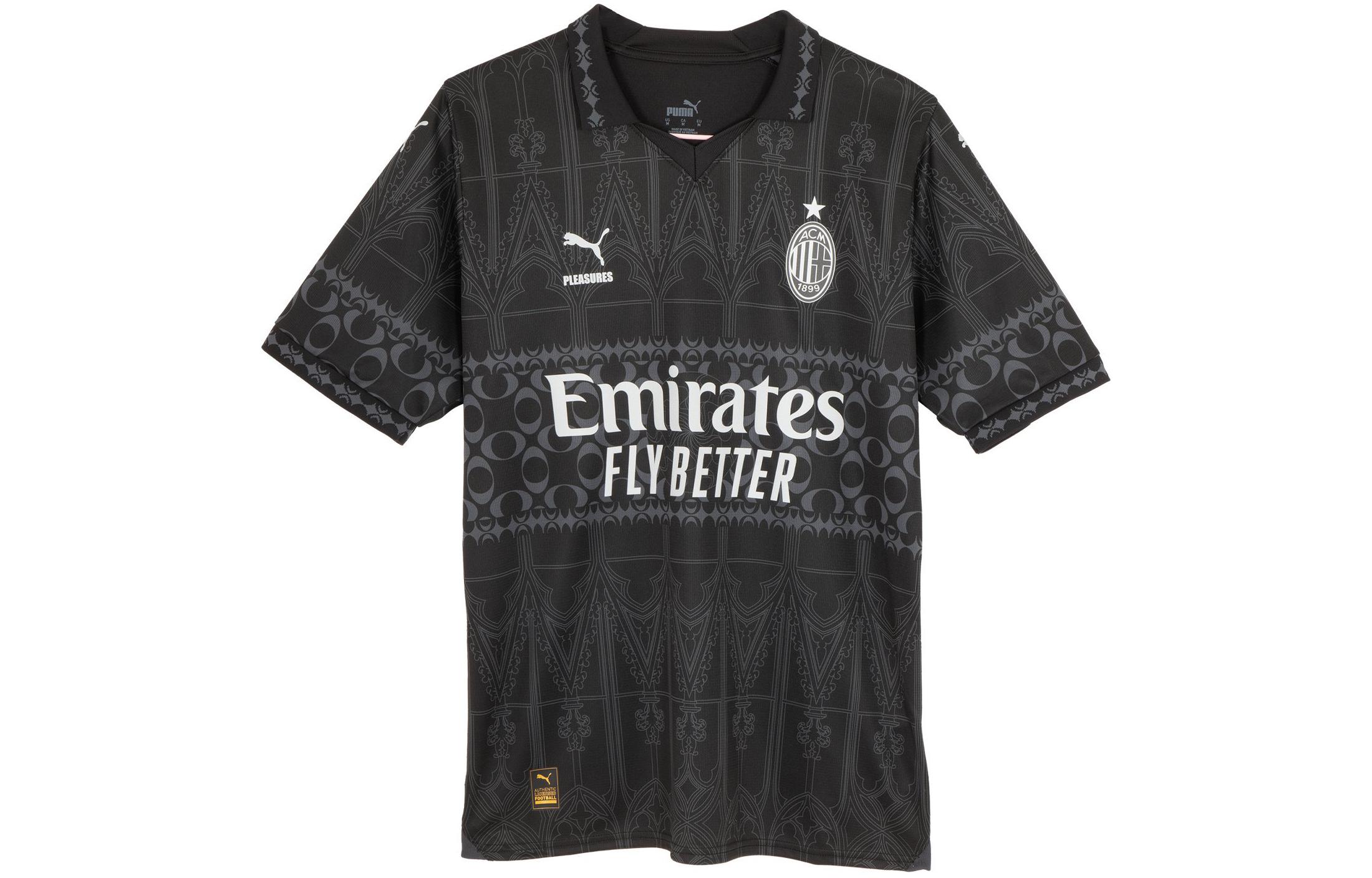 PUMA X Ac Milan X Pleasures Soccer Jersey 776064-01 S