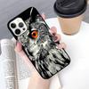 Owl Animal Pattern Phone Case For iPhone 17 Air 13 12 14 15 16  Cover For Apple Pro Max 6S Plus Coque