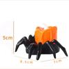 LED Electronic Glowing Spider Candle Lamp Halloween Spooky Decor Party Atmosphere Enhancer Festive Ornament Photography Props