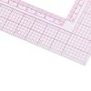 Tailor Drawing Craft Tool L-Shape Ruler Sewing Square Curve Ruler Plastic Gauge