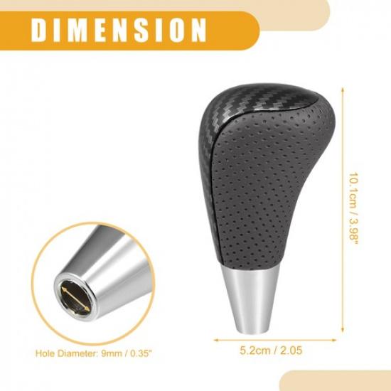 Gear Shift Knob Car Inner Gear Shifter Knob for Toyota Yaris 2004-2018 Gray