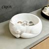 Hanging Loop Jewelry Organizer 3D Printed Cat Storage Holder, Succulents Flowerpot, Nordic Style Decoration Desktop for Rings Earrings Bracelets