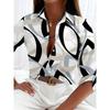 New Top, Women's Long-sleeved Print Shirt