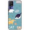 For TCL 40 SE Case 2023 Soft Silicone Protective Black Tiger Lion Funda Coque for TCL 40SE Covers TPU Bumper for TCL40se Paras