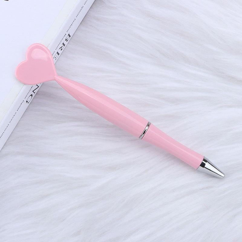 12pcs Valentine's Day Heart Shape Pens Black Gel Ink Rollerball Pens For Office School Supplies Gift Kids Ballpoint Pens