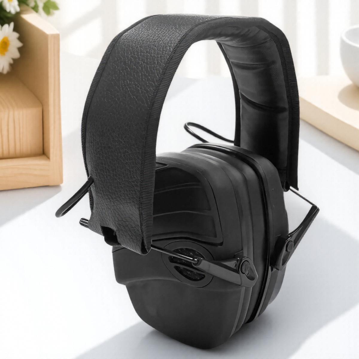

Outdoor Tactical Electronic Shooting Earmuffs Noise Cancelling Headphones Amplified Hearing Protection Foldable Ear Protection чёрный