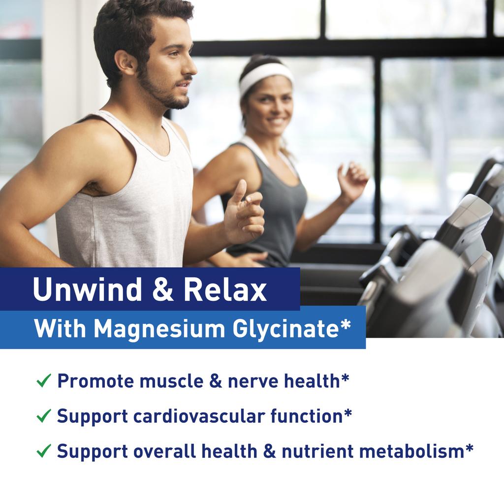 Magnesiumglycin-Kapseln, hoher Gehalt, 500 mg, Nahrungsergänzungsmittel, geeignet für Männer und Frauen.