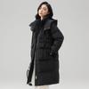 Women's Mid-Length Hooded Thick Winter Down Jacket