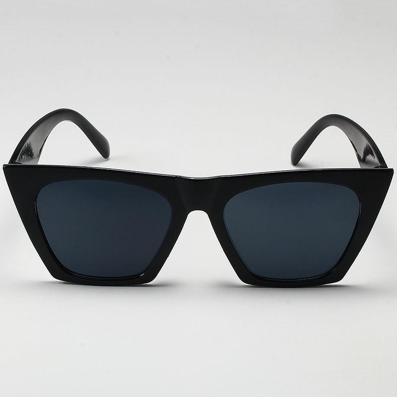 Fashion Square Sonnenbrille Herren Damen Übergroße Cat Eye Sonnenbrille Klassische Outdoorbrille