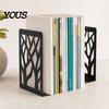 Decorative Bookends 1 Pair Tree of Life for Shelves, Heavy Duty Bookshelf Smooth Edge Organizer, Hollow Book Holder Stoppers Desk, Office Library
