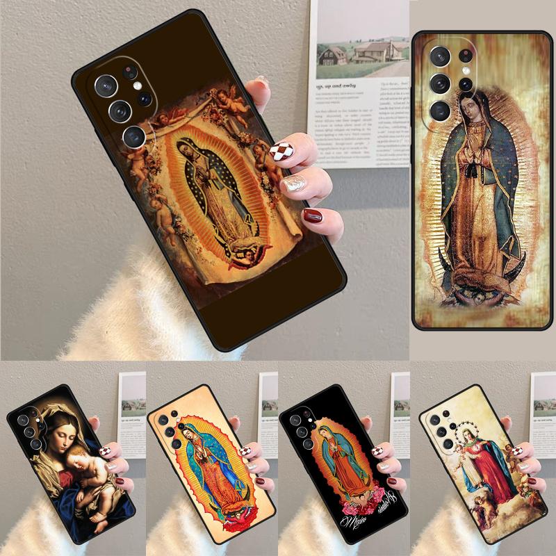 Virgin Maria TPU Phone Case For Samsung Galaxy note 10 pro S26 S25 S24 S23 S22 Ultra Plus S21 FE S20 Shockproof Cover