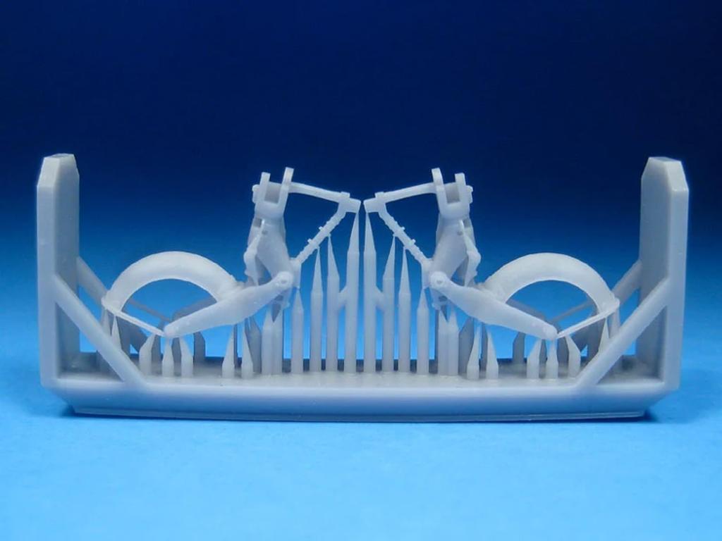 Barracuda Studios Gloster Meteor Landing Gear Plastic Model Kit Parts BRAR72535 1/72 F.8/FR.9 (for Airfix) (Aircraft)