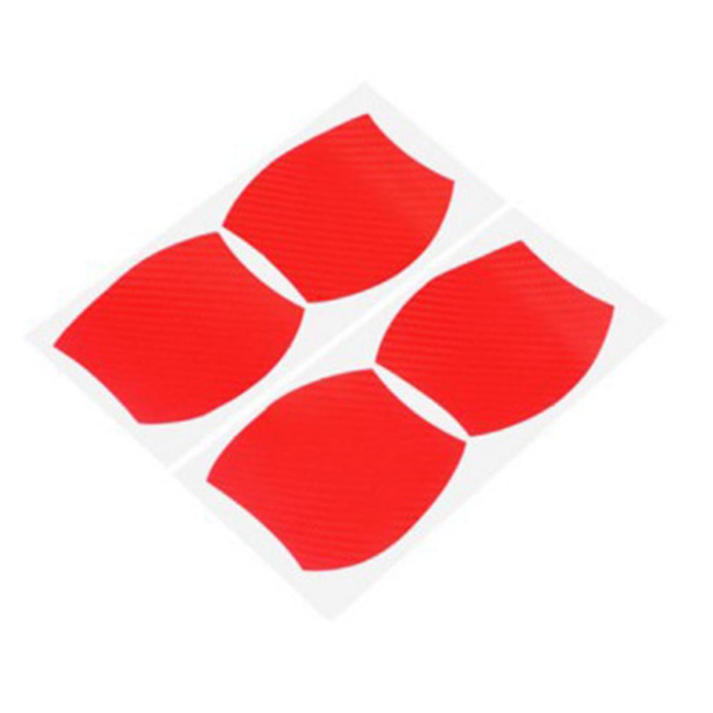 4 szt./zestaw Naklejka na drzwi samochodu Włókno węglowe Odporna na zarysowania Osłona Samochodowa Folia ochronna na klamki Zewnętrzna Naklejka samochodowa