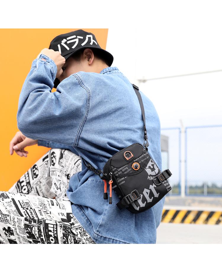 Haoshuai Herren Multifunktionale Outdoor Crossbody- und Hüfttasche