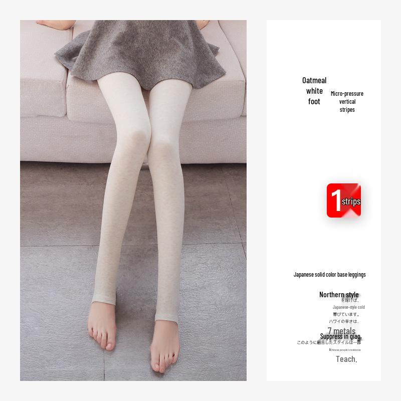 Women's Slimming Wool-Blend Ribbed Leggings - Warm, Anti-Pilling, Vertical Stripe Design