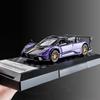 1:32 Scale Diecast Car Pagani Zonda Revolution Super Sport Car Metal Model, With Light Sound Pull Back Vehicle Toys Collection