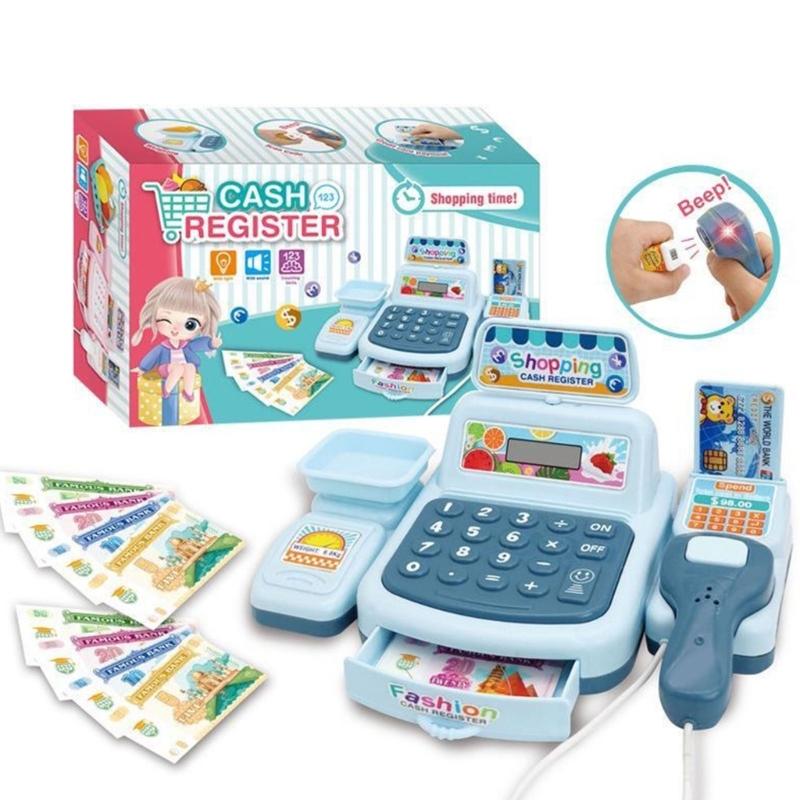 Interaktives Rollenspiel Kasse Spielzeug für Kinder Realistisches Supermarkterlebnis Pädagogisches Mathe-Lernspiel ab 3 Jahren