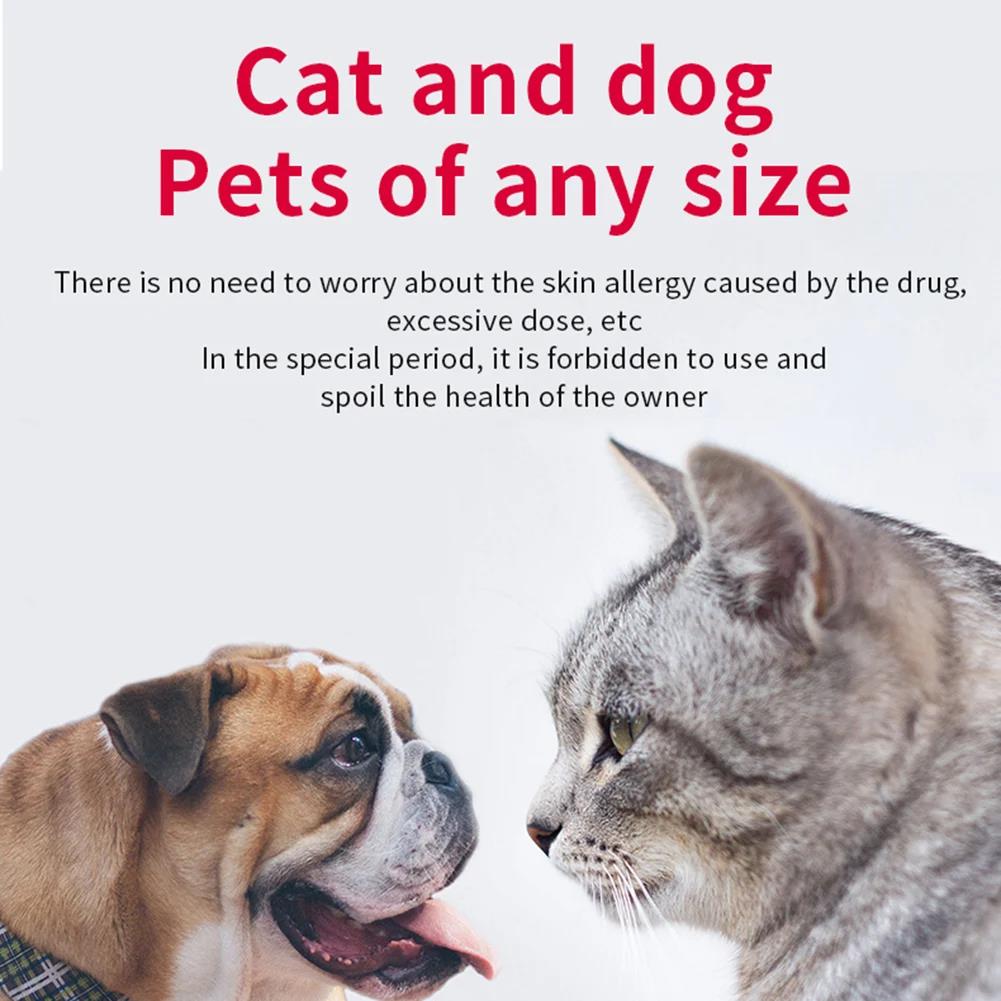 1-3Pcs USB Rechargeable Ultrasonic Pest Reject Flea Tick Lice Repeller Collars Mountaineering Buckle Portable For Cat Dog Pet2
