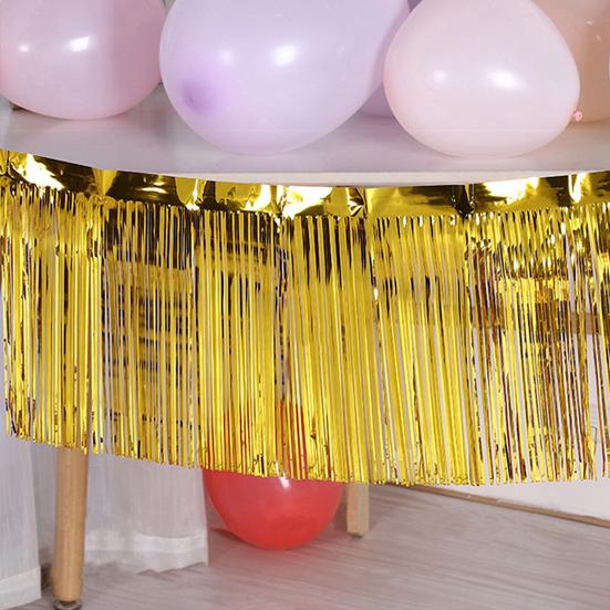 Rainbow Foil Tassel Garland 9.84 Feet Party Supplies Colorful Streamers for Floats Graduation Birthday Wedding Carnival Photo Backdrop Decorations