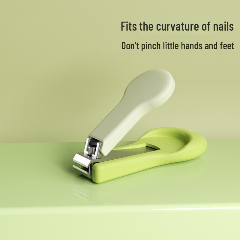 Safe Baby Nail Clipper Set: Anti-Pinch Scissors & File for Newborns and Children