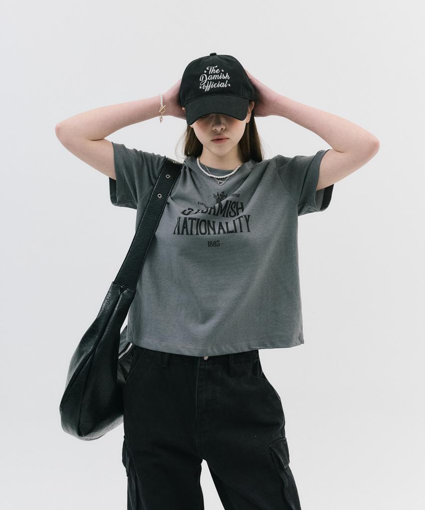 Damiswi Official Script Ball Cap_Light Beige