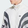 Adidas Logo Print Full Zip Retro Sports Stand Collar Color Block Jacket Men Jacket Cloud-White IZ1640