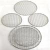 Multi-sizes Round Barbecue Camping Pot Rack Stainless Steel Grill Grate Mesh Pad Firewood Bushcraft- Grill for Outdoor