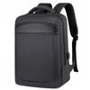 Business Backpack Versatile Men's Water-resistant Computer Backpack Men's Leather Film Large Capacity Student Schoolbag