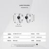 Avle Retro Heart Pattern S925 Sterling Silver Oxidized Earrings for Women