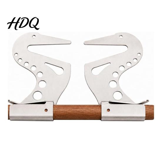 Self-locking Hand Bridge Artist Support Bridge Wooden Painting with Rod Adjustable Stable Rest for Canvas Drawing Fine Detailing Accessory