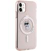 Karl Lagerfeld KLHMN61HFCCNOP iPhone 11 / Xr 6.1" Pink Hardcase IML Choupette MagSafe