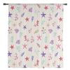 Flower Leaves Shell Starfish Sheer Curtains For Living Room Bedroom Kids Room Tulle Window Treatment Drapes